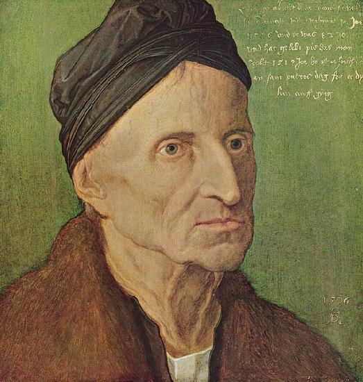 Albrecht Durer Portrat des Michael Wolgemut oil painting image